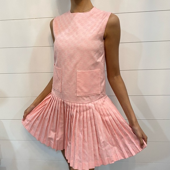 Gucci Monogram Pleated dress - Picture 9 of 9
